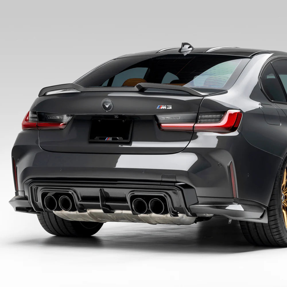 HAW V Style Dry Carbon Fiber Rear Diffuser for BMW M3 G80 / G81 M4 G82 / G83