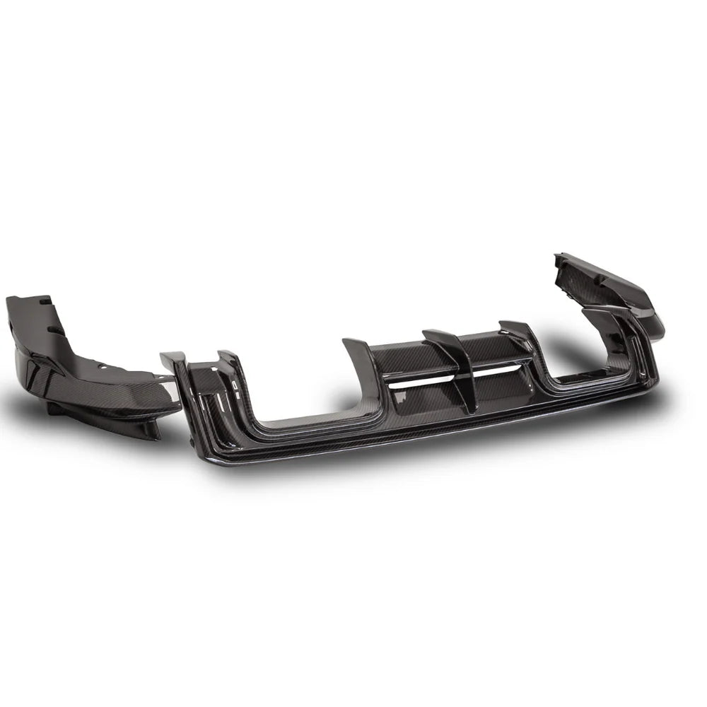 HAW V Style Dry Carbon Fiber Rear Diffuser for BMW M3 G80 / G81 M4 G82 / G83