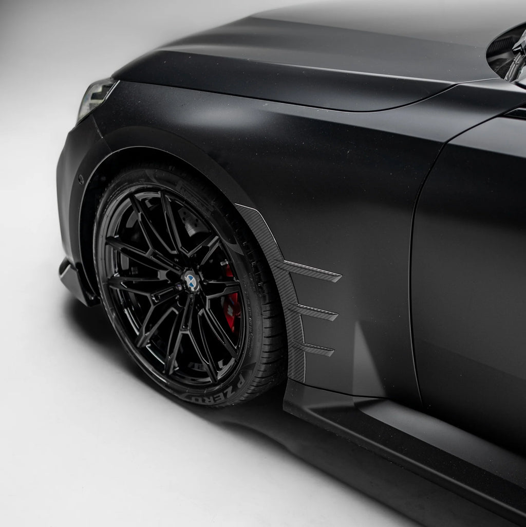 HAW MP Style Pre Pregged Dry Carbon Front and Rear Fender Arch Trim Set for BMW M2 G87