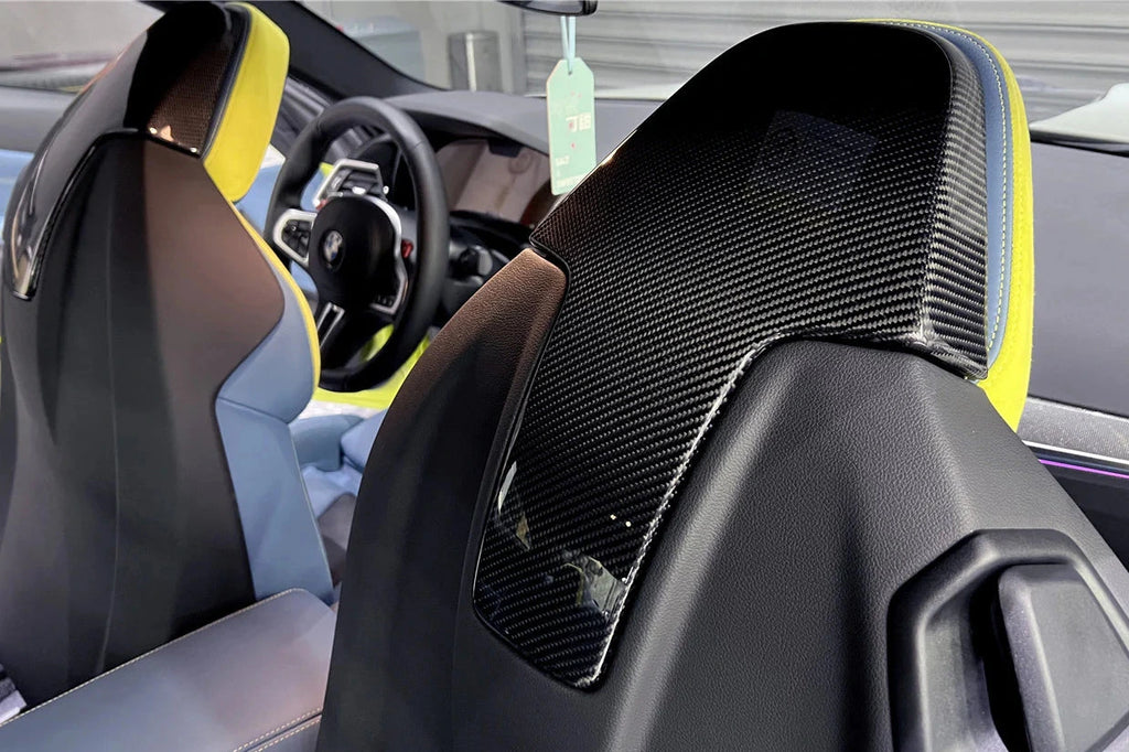 HAW OEM Style Carbon Fiber Upper Front Backrest Cover for BMW 2 Series G42 / 3 Series G20 / M3 G80 / M4 G82 / M8 F91 F92 F92 / X3M F97 / X4M F98