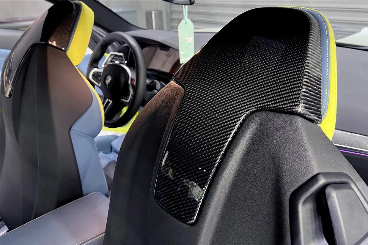 HAW OEM Style Carbon Fiber Upper Front Backrest Cover for BMW 2 Series G42 / 3 Series G20 / M3 G80 / M4 G82 / M8 F91 F92 F92 / X3M F97 / X4M F98