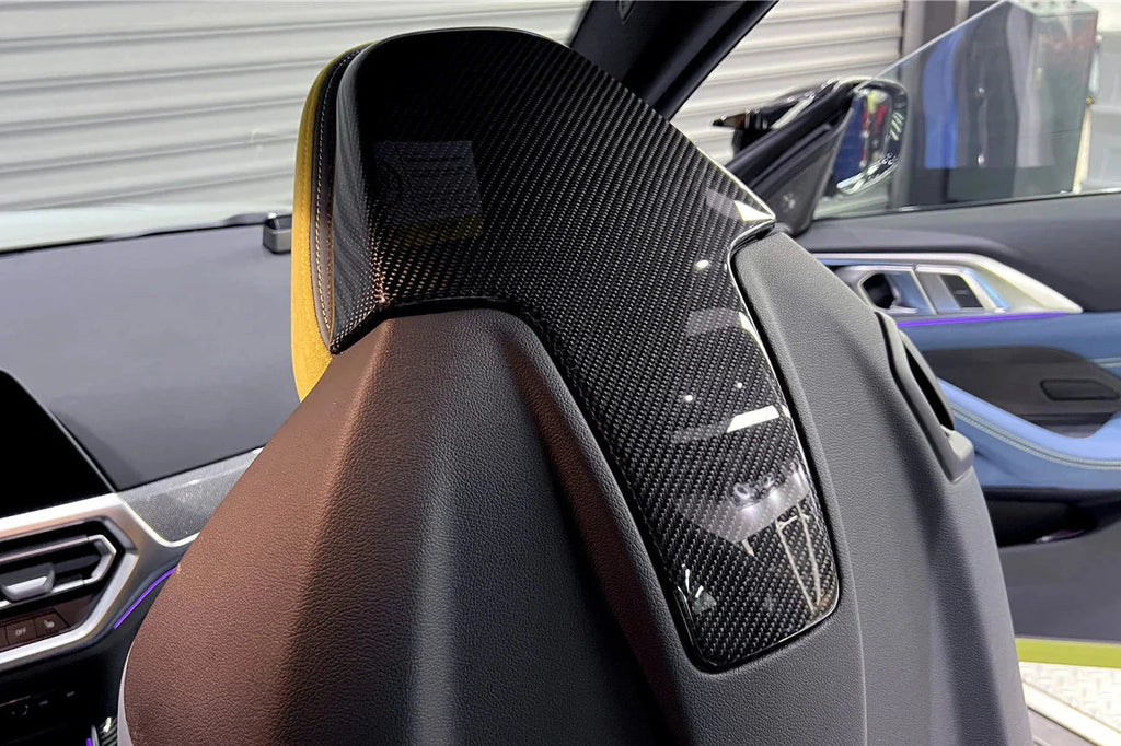 HAW OEM Style Carbon Fiber Upper Front Backrest Cover for BMW 2 Series G42 / 3 Series G20 / M3 G80 / M4 G82 / M8 F91 F92 F92 / X3M F97 / X4M F98