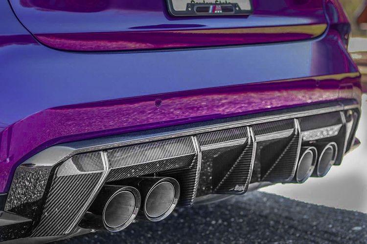 HAW MP-Style Dry Carbon Fiber Rear Diffuser for BMW M3 G80 / G81 M4 G82 / G83