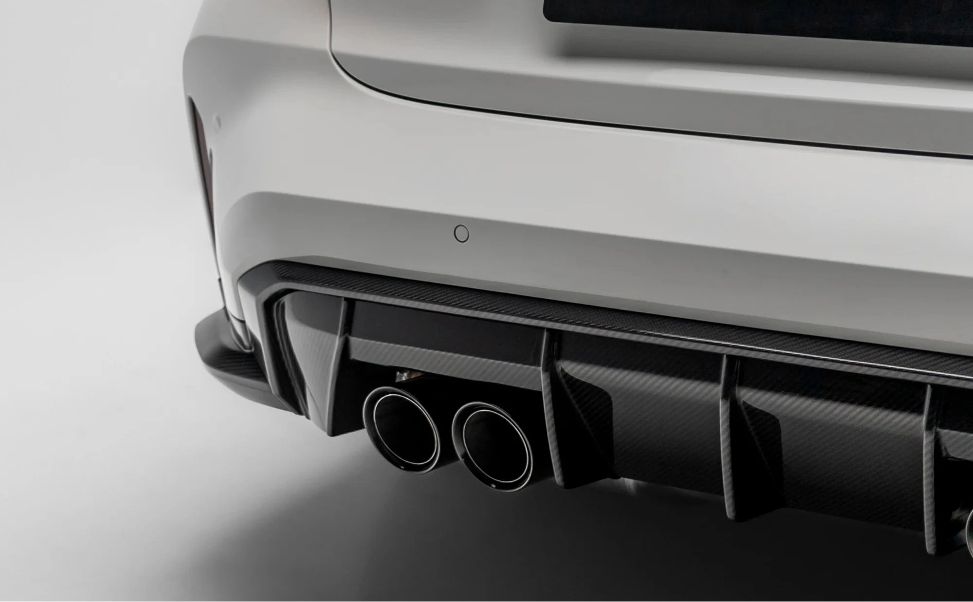 HAW OEM Style Dry Carbon Fiber Rear Diffuser Trim for BMW M3 G80 / G81 M4 G82 / G83