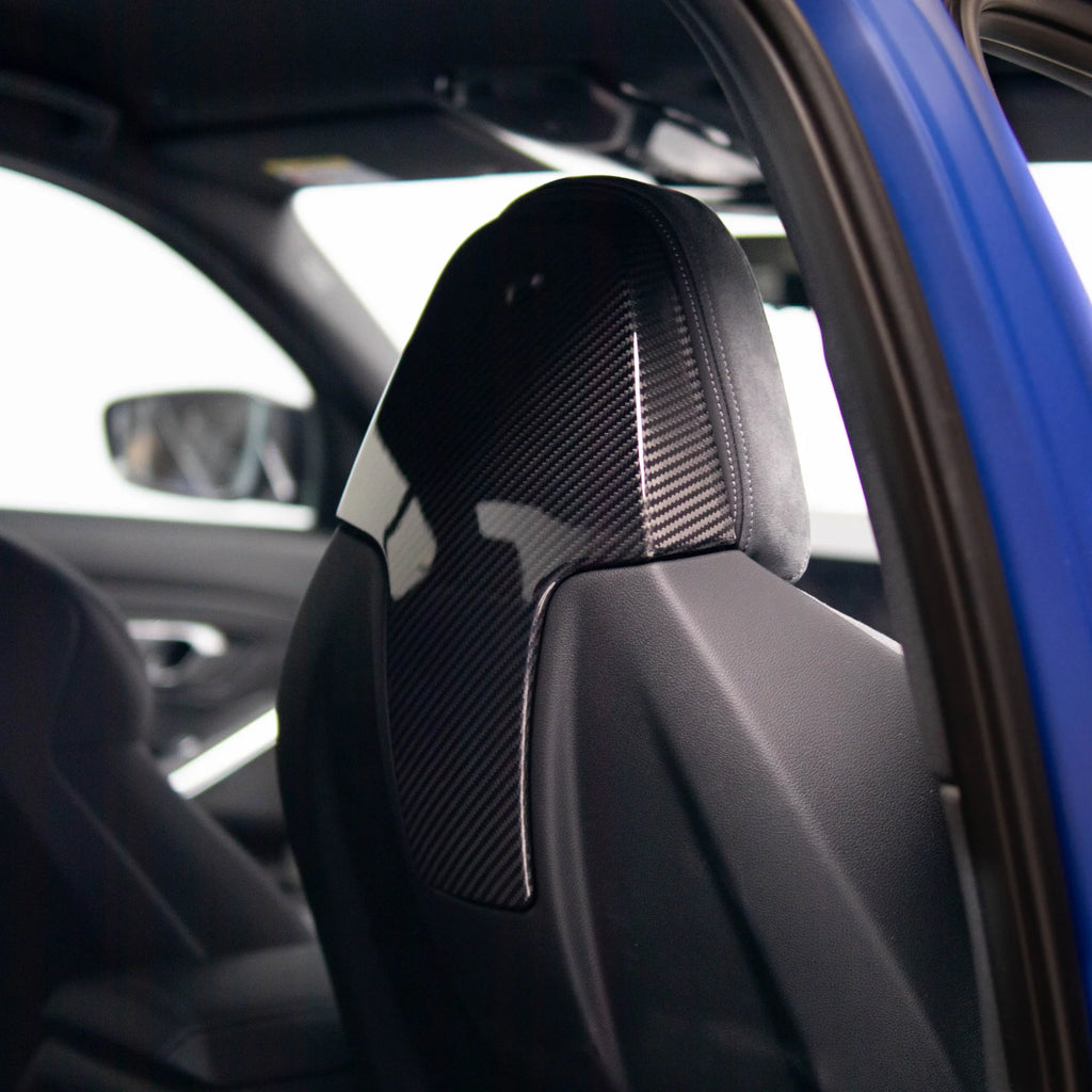 HAW OEM Style Carbon Fiber Upper Front Backrest Cover for BMW 2 Series G42 / 3 Series G20 / M3 G80 / M4 G82 / M8 F91 F92 F92 / X3M F97 / X4M F98