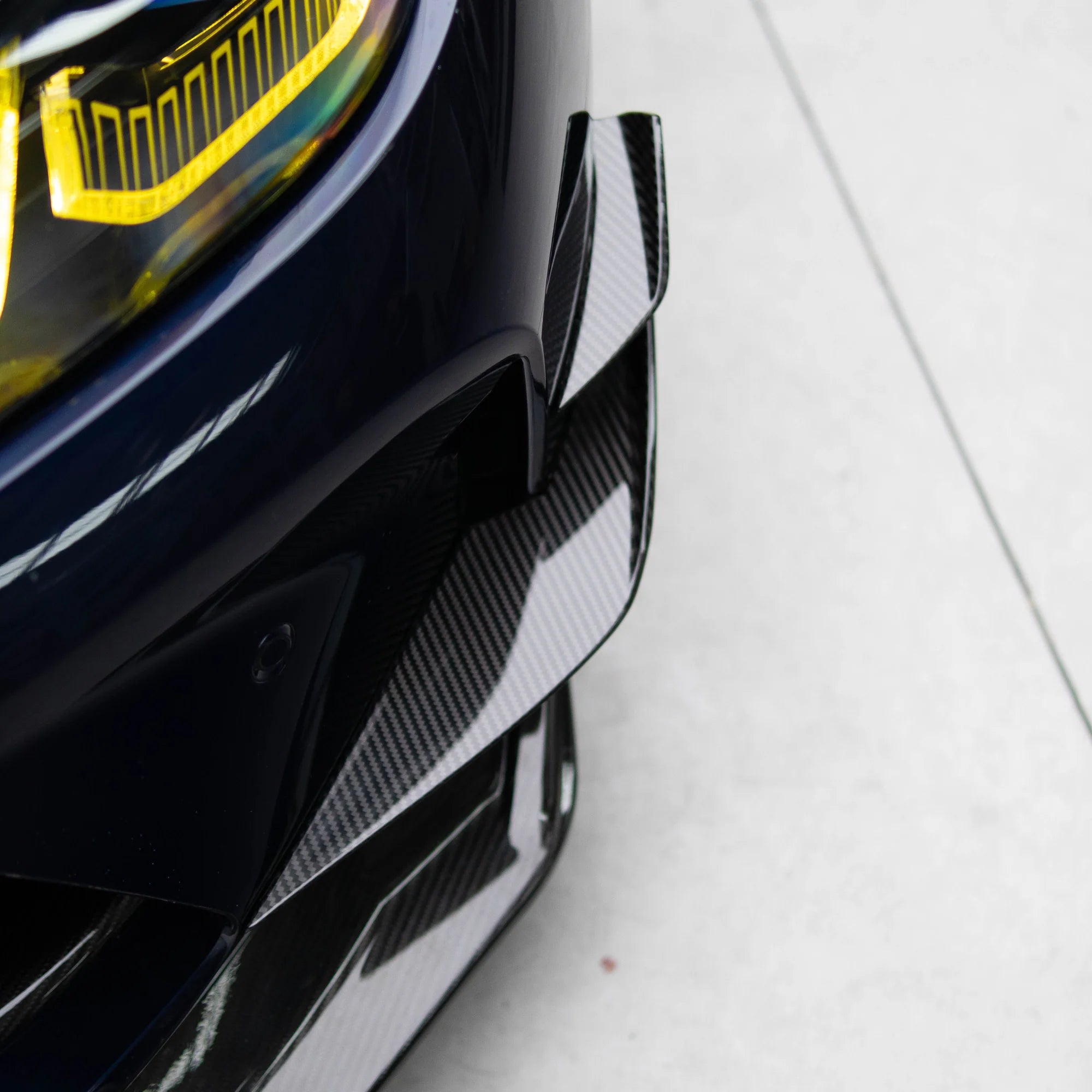 HAW VS Style Dry Carbon Front Canards for BMW M3 G80 G81 M4 G82 G83