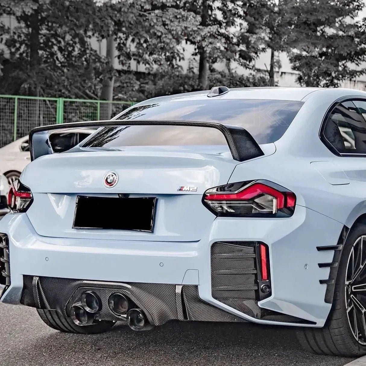 HAW MP Style Dry Carbon Rear Wings for BMW M2 G87