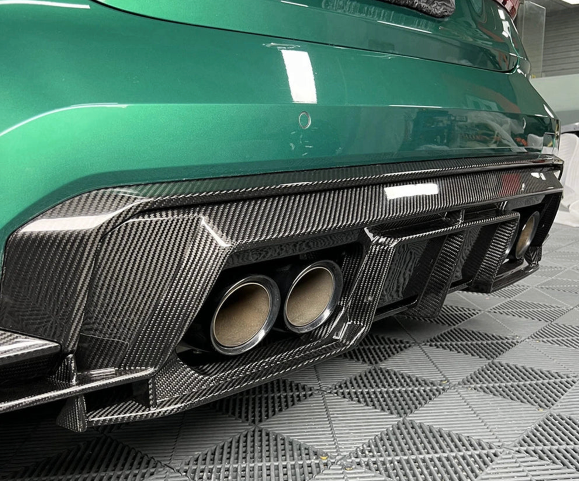 HAW PSM Style Dry Carbon Fiber Rear Diffuser for BMW M3 G80 / G81 M4 G82 / G83