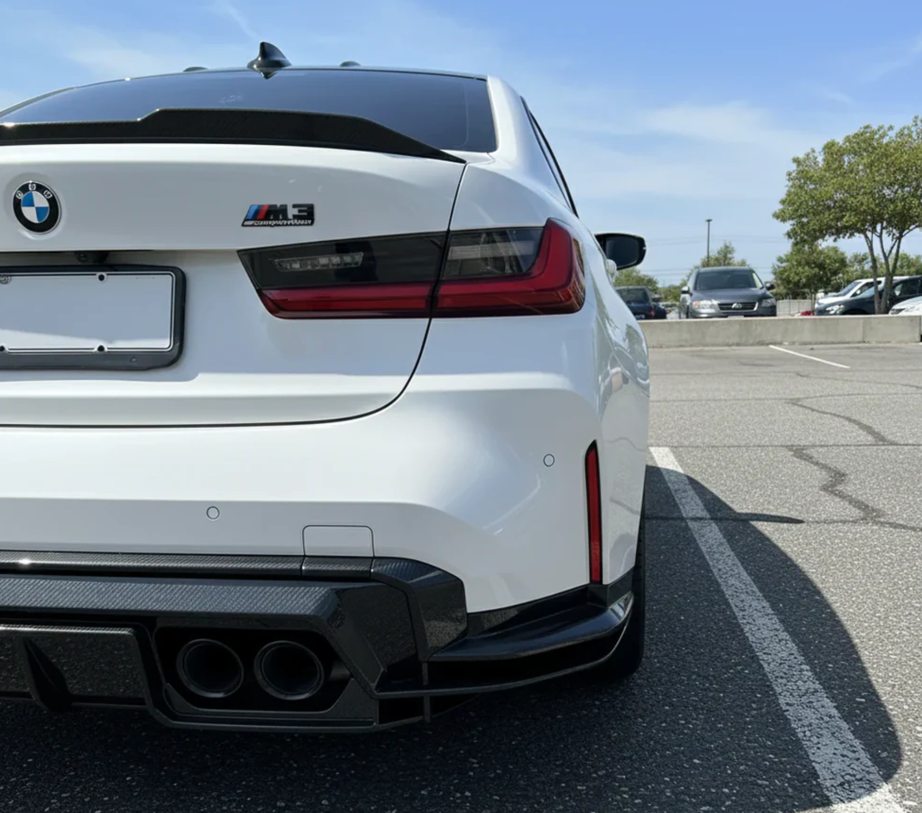 HAW PSM Style Dry Carbon Fiber Rear Diffuser for BMW M3 G80 / G81 M4 G82 / G83