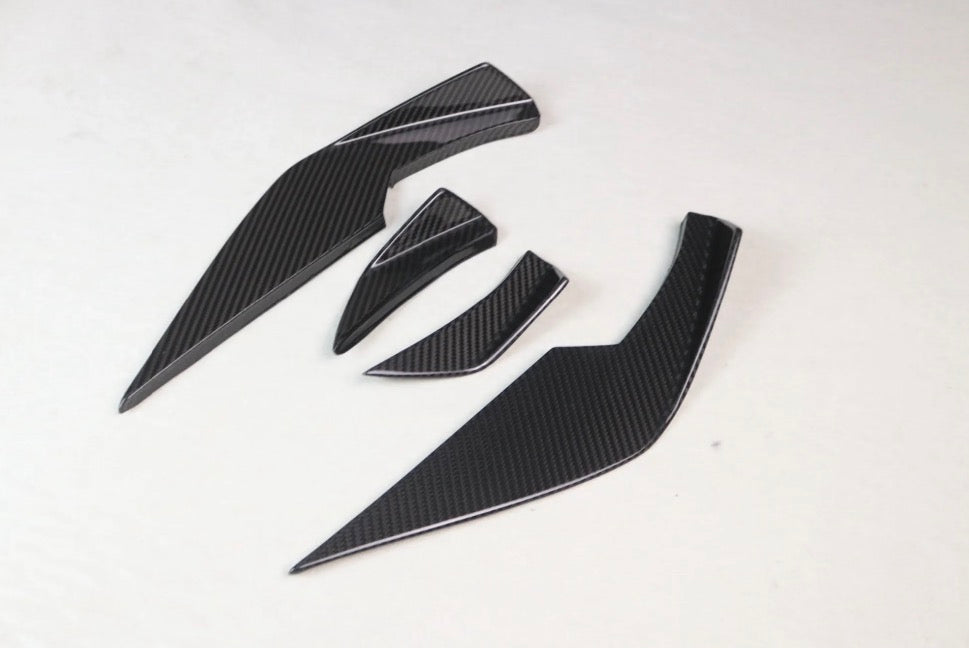 HAW V Style Dry Carbon Front Canards for BMW M3 G80 G81 M4 G82 G83