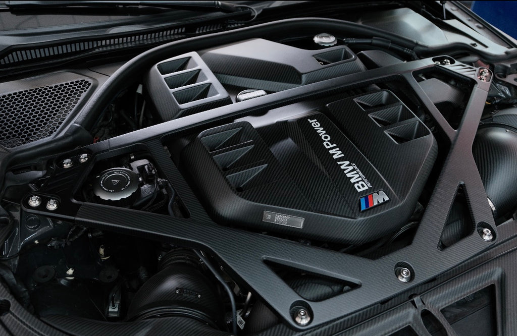 HAW Dry Carbon Fiber Engine Cover Strut Bar Type 1 for BMW M2 M3 M4