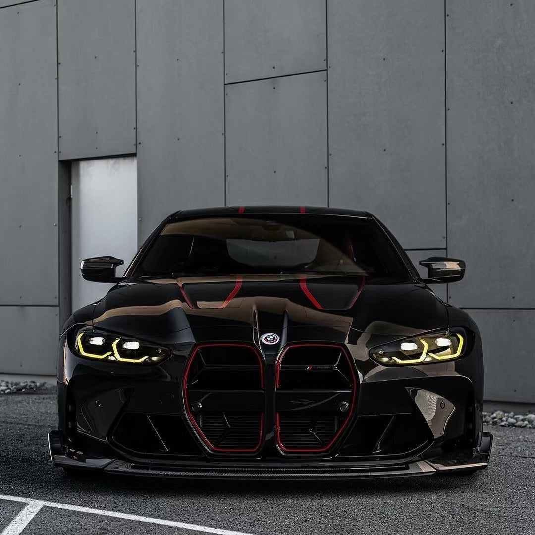 HAW CSL Style Dry Carbon Fiber Front Lip for BMW M3 G80 G81 M4  G82 G83