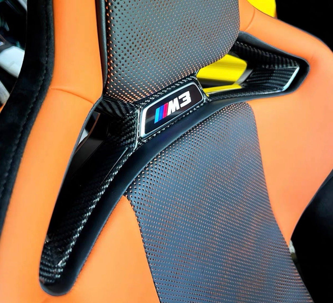 HAW OEM Style Dry Carbon Bucket Seat Trim for BMW M3 G80 G81 M4 G82 G83