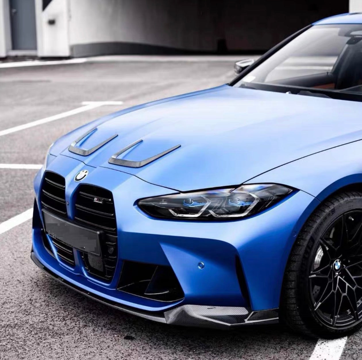HAW Pre Pregged Dry Carbon Hood Vent Trim for BMW M3 G80 G81 M4 G82 G83