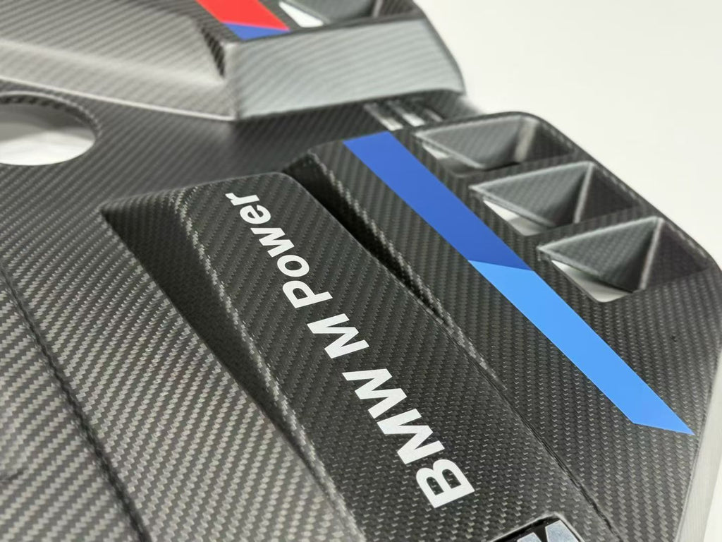 HAW OEM Style Pre Pregged Dry Carbon Engine Cover For BMW M2 G87 / M3 G80 G81 / M4 G82 G83
