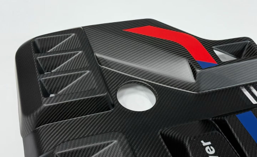 HAW OEM Style Pre Pregged Dry Carbon Engine Cover For BMW M2 G87 / M3 G80 G81 / M4 G82 G83