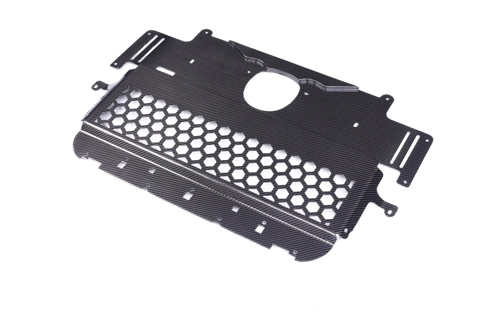 HAW Design Dry Carbon Fiber OEM Style Oil Cooler Skid Plate Guard Kit for BMW M2 G87 / M3 G80 G81 / M4 G82 G83