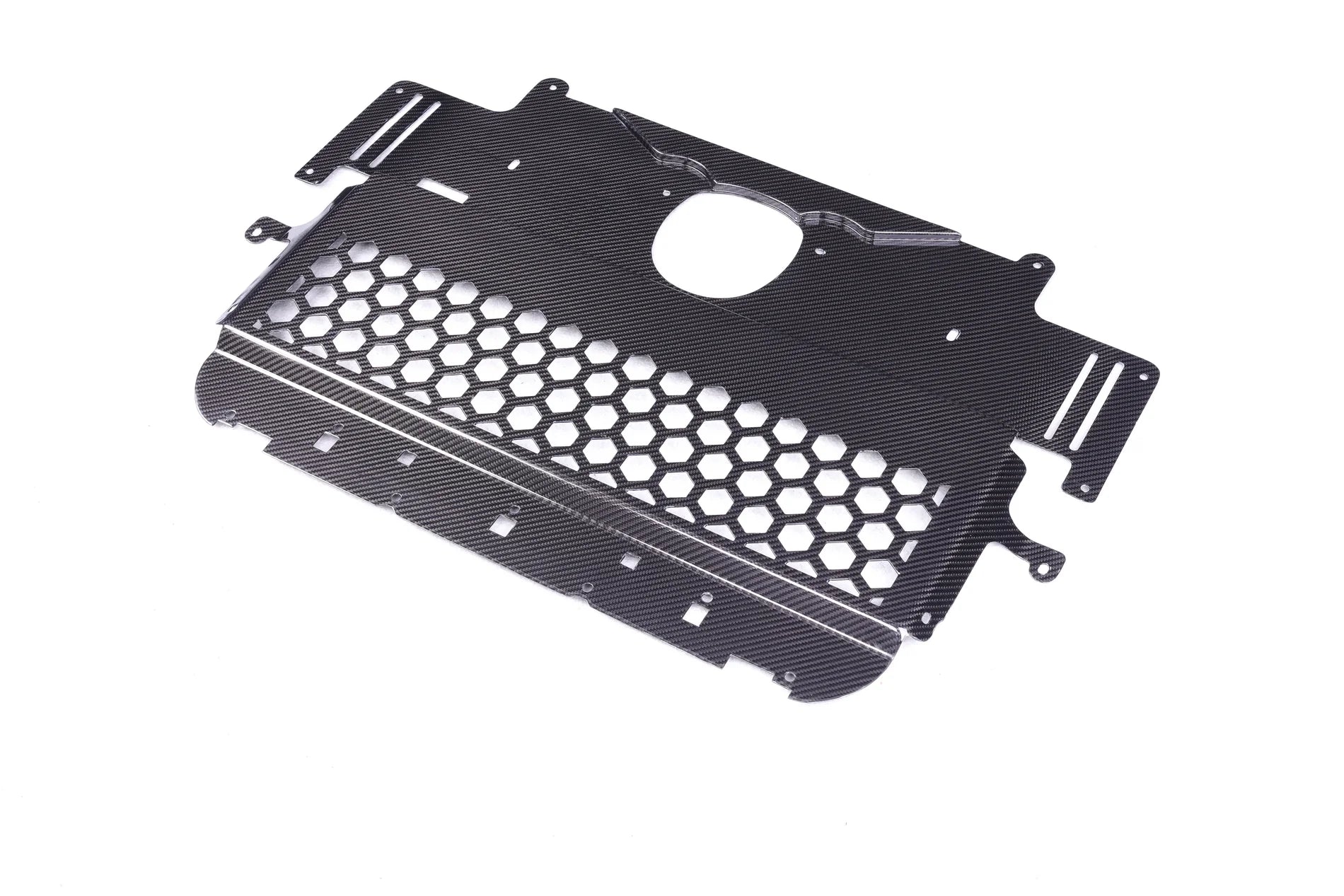 HAW Design Dry Carbon Fiber OEM Style Oil Cooler Skid Plate Guard Kit for BMW M2 G87 / M3 G80 G81 / M4 G82 G83