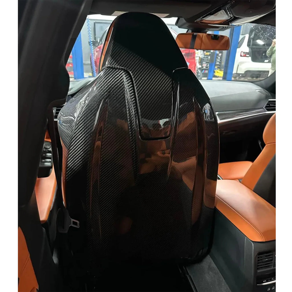 HAW OEM Style Carbon Fiber Dry Carbon Fibre Front Seat Full Covers for M3 G80 G81 M4 G82 G83